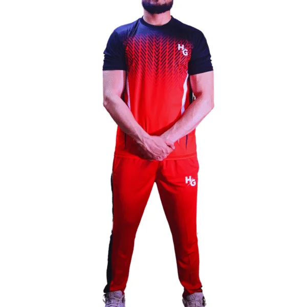 HG Red Gradient Track suit - Image 2