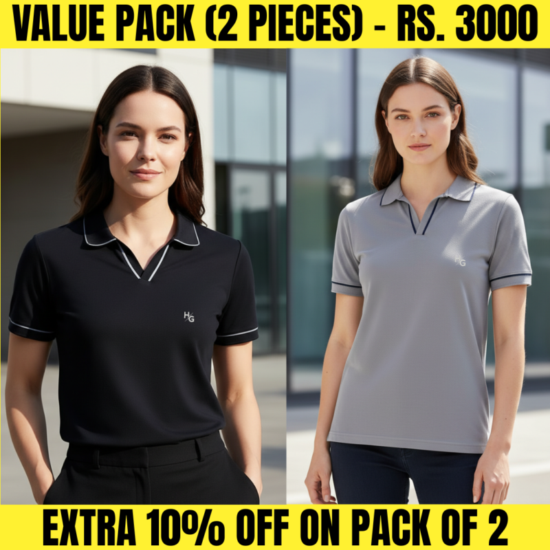 Johny Classic Duo – Black & Grey (Women)