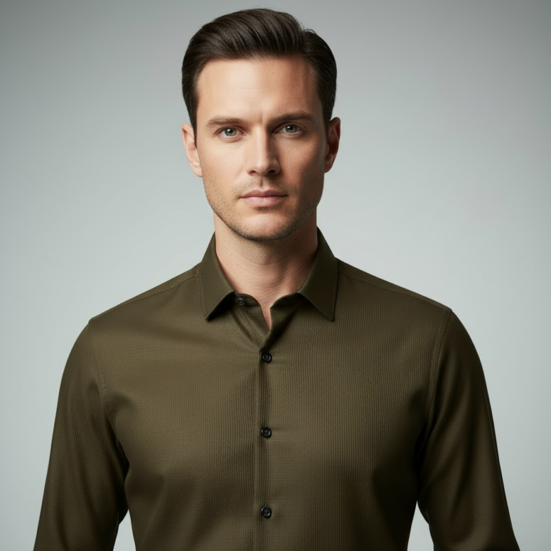 WeaveX Brown Shirt